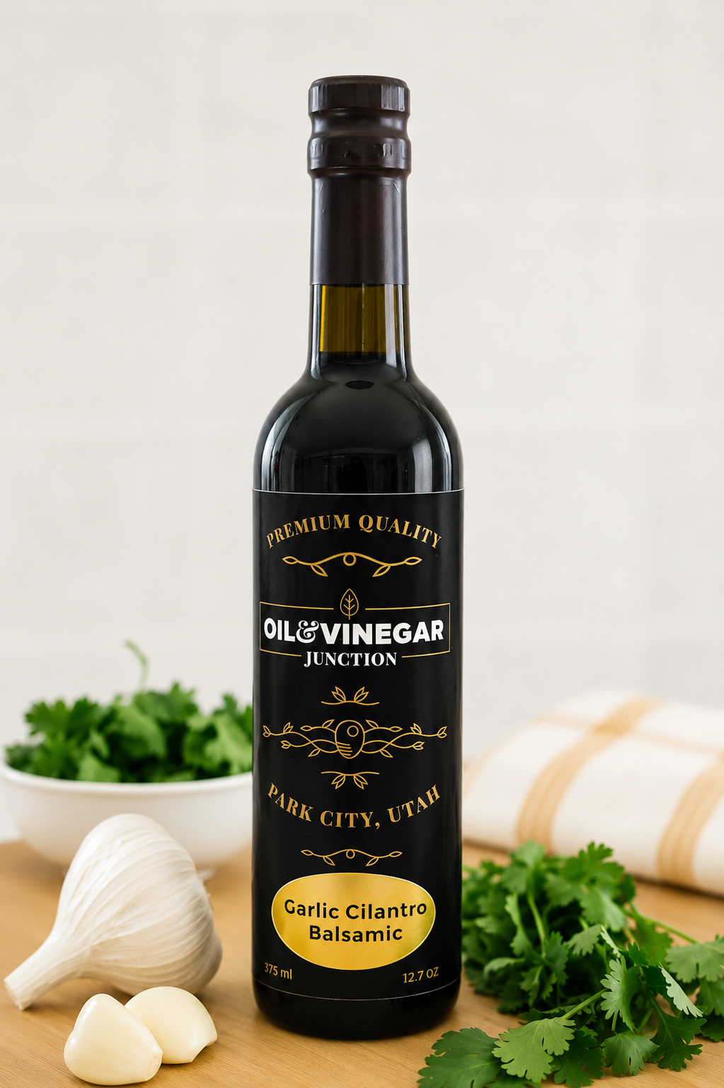 Garlic Cilantro Balsamic Vinegar