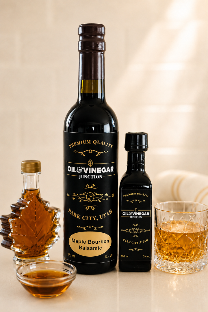 Maple Bourbon Balsamic Vinegar set