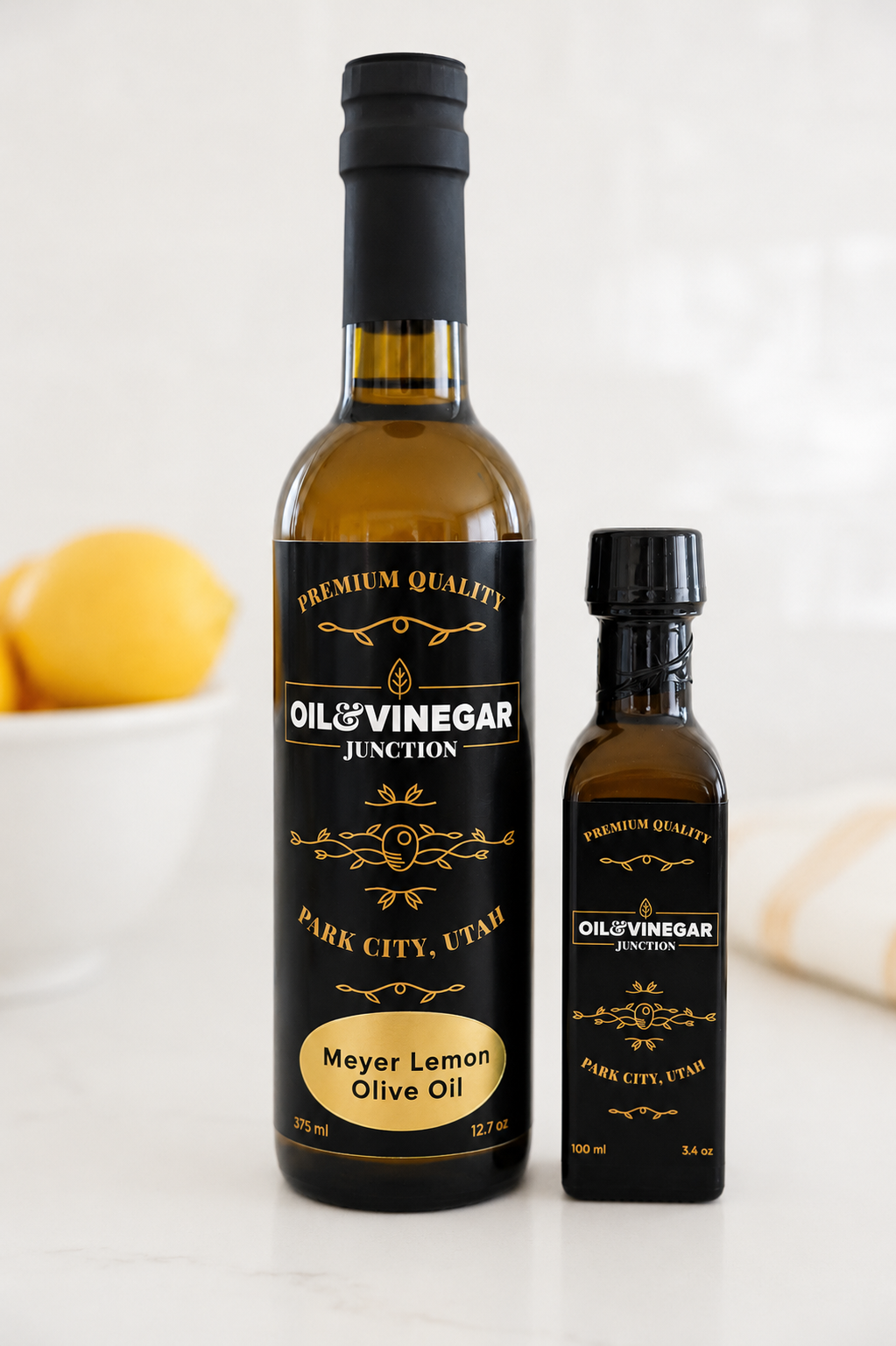 Meyer Lemon Infused Olive Oil set