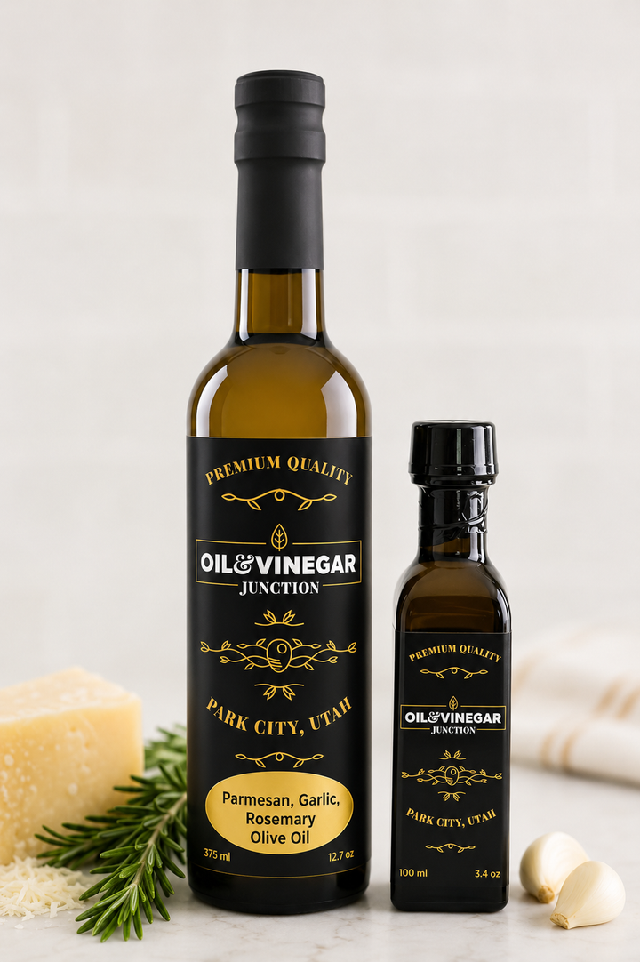 Parmesan Garlic Rosemary Infused Olive Oil set