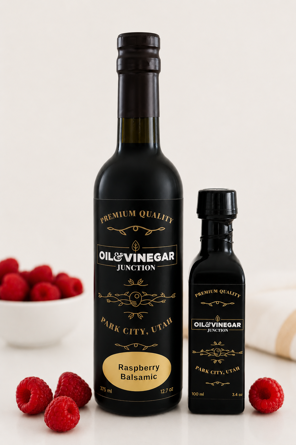 Raspberry Balsamic Vinegar set
