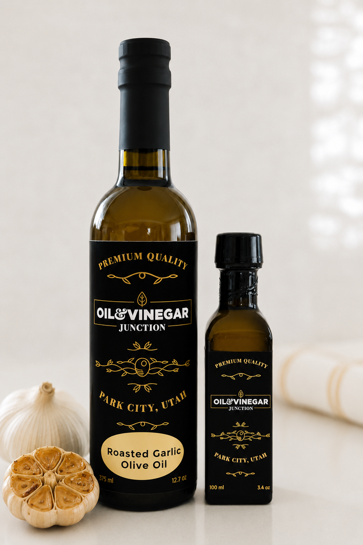 Roasted Garlic Infused Olive Oil set